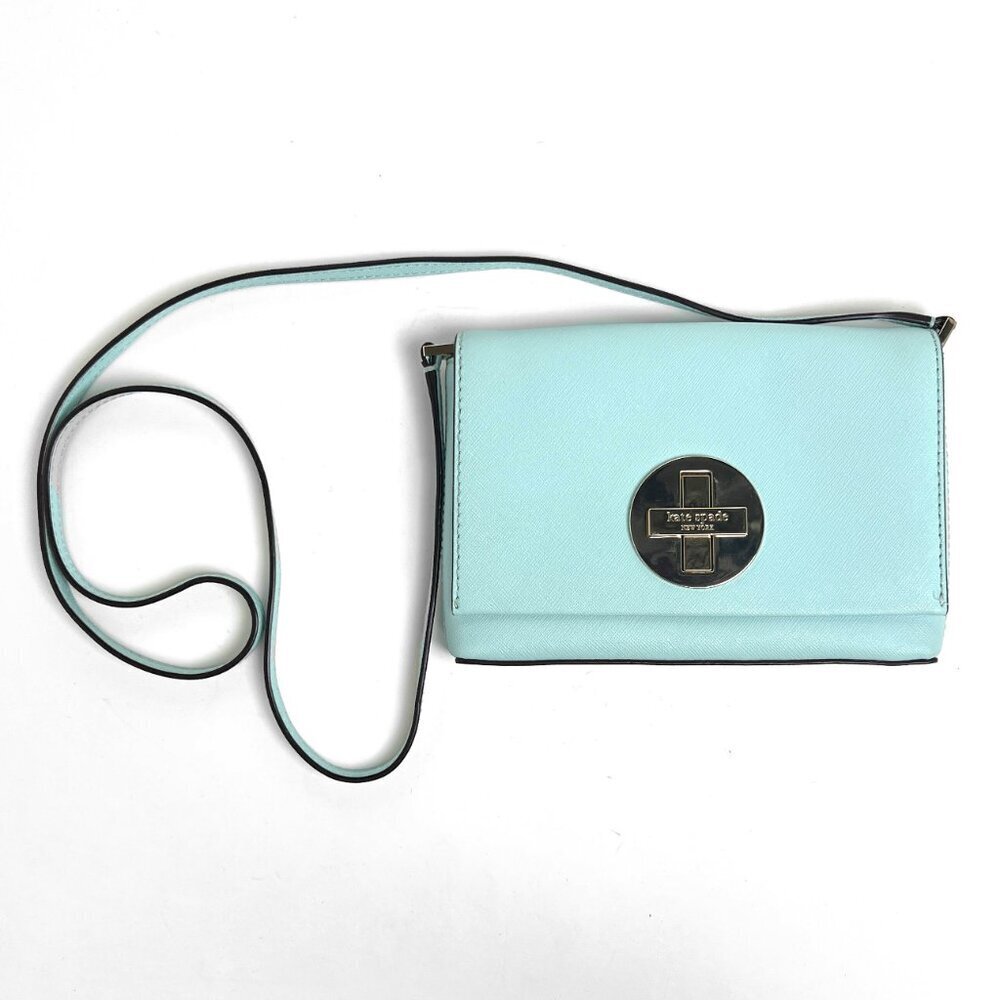 Kate Spade Outlet Newbury Lane Sally Crossbody in Grace Blue - Picture 3 of 13